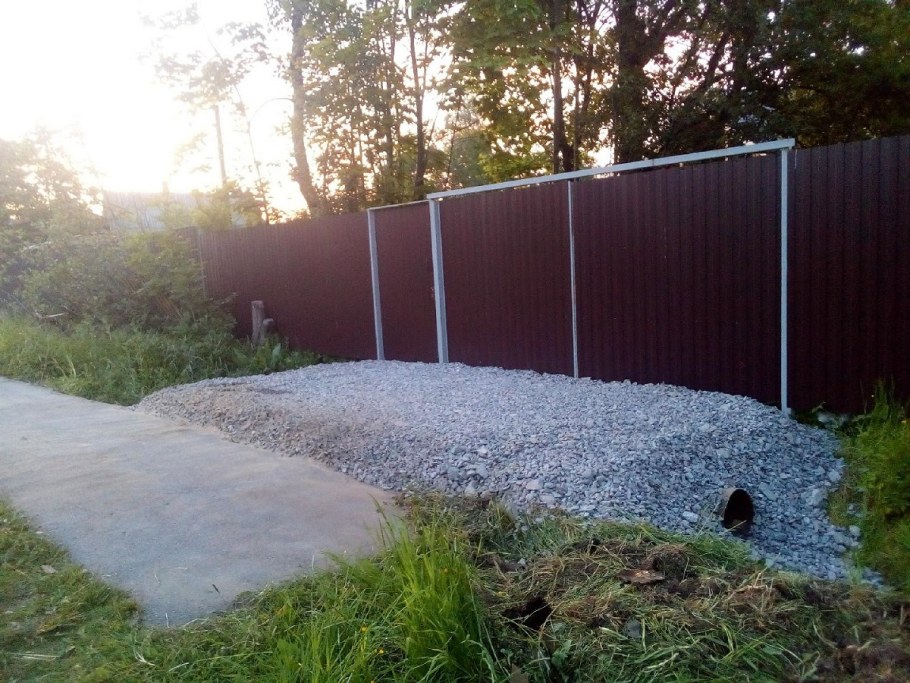 Геотекстиль для заезда на участок