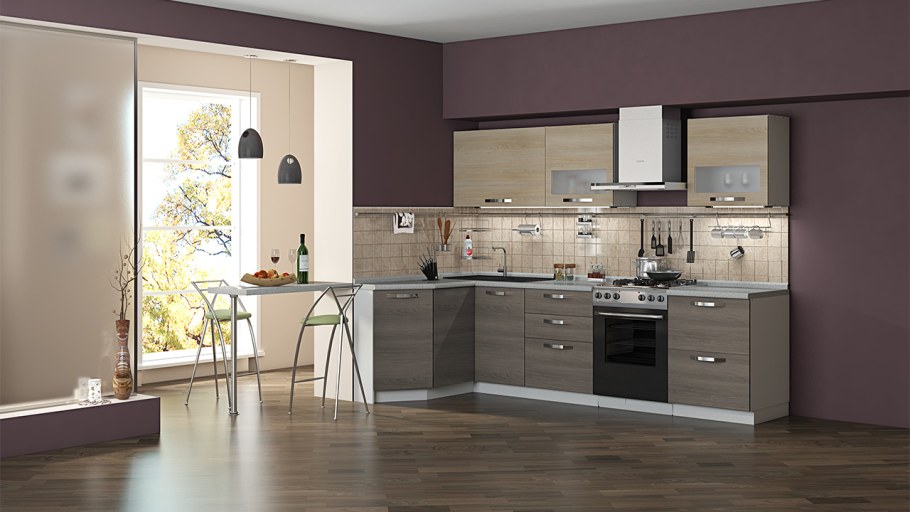 Красивый кухонный гарнитур