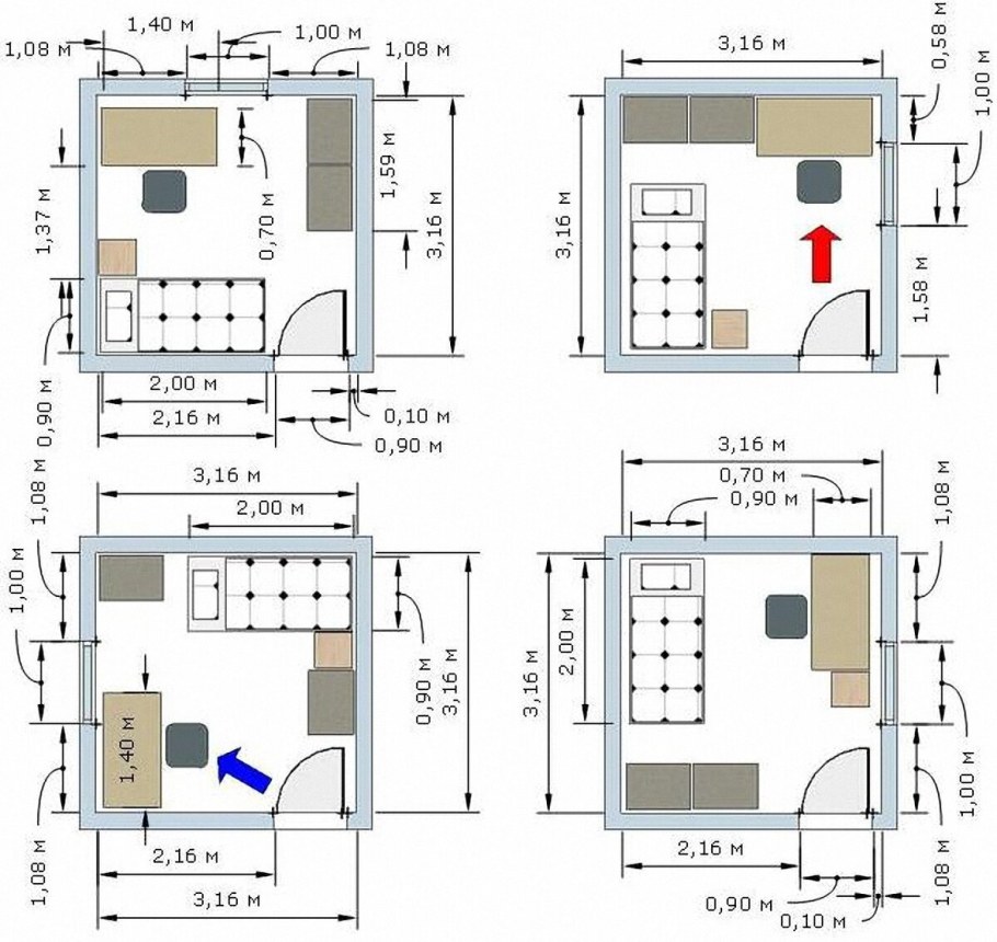 Большая спальня планировка чертеж