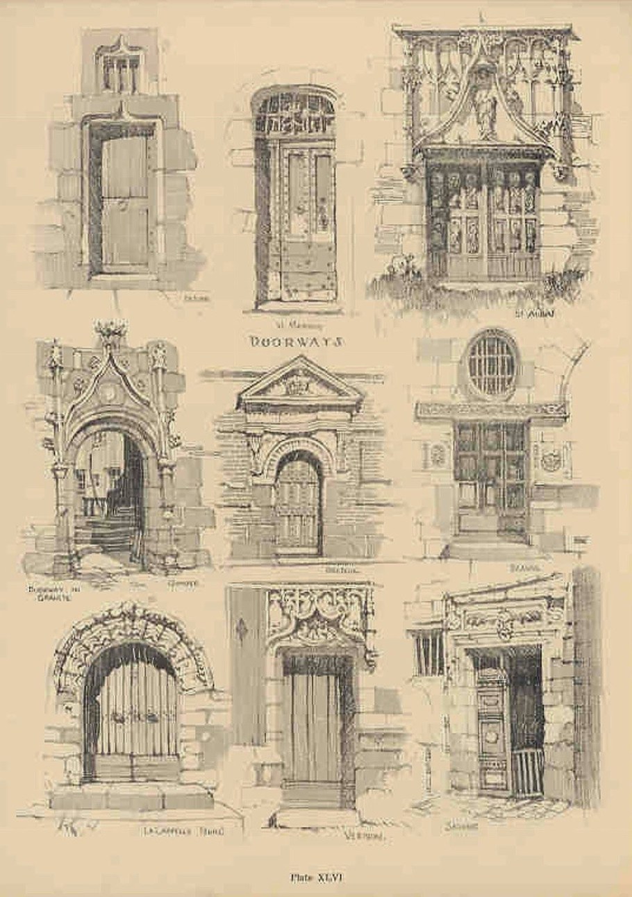 Поленов архитектурные зарисовки