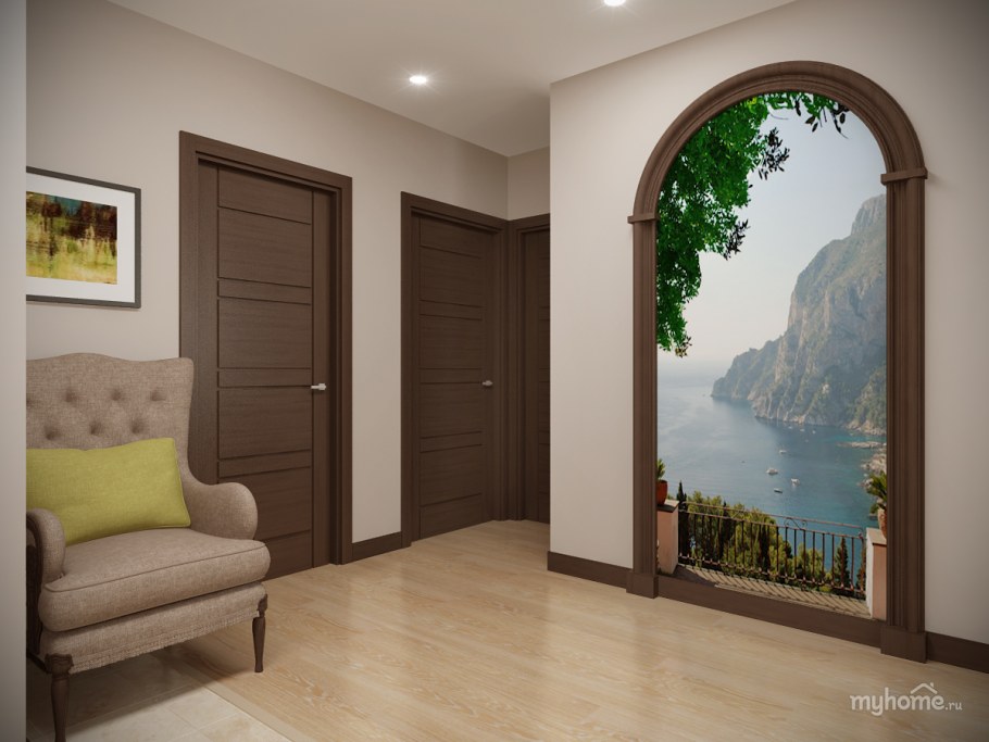 Фотообои в прихожую