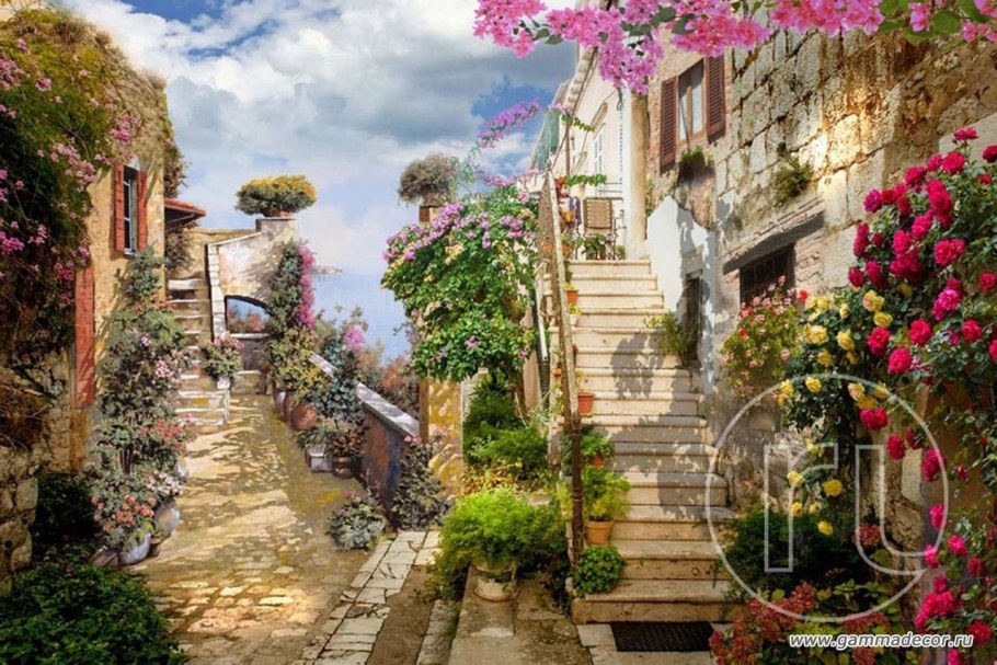 Фотообои улочка