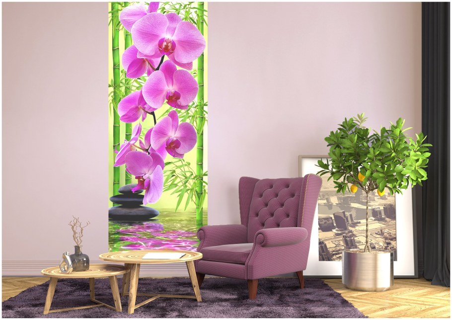 Орхидея на стене