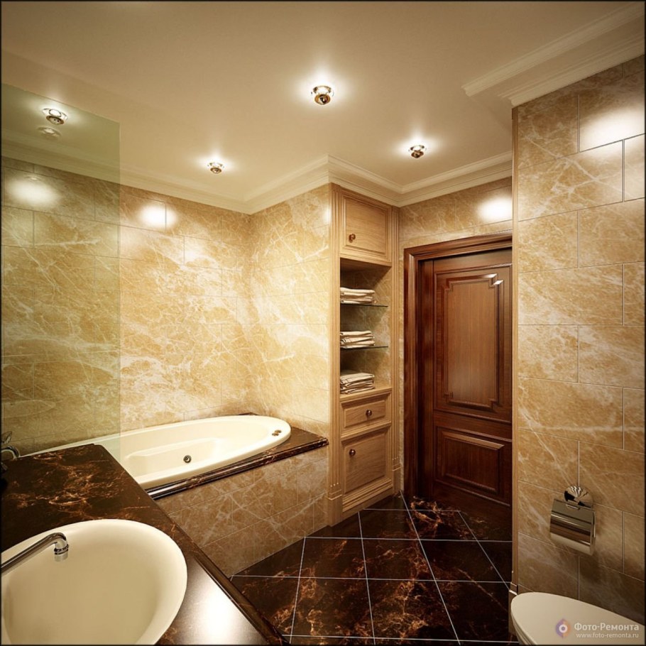 Евроремонт ванной комнаты
