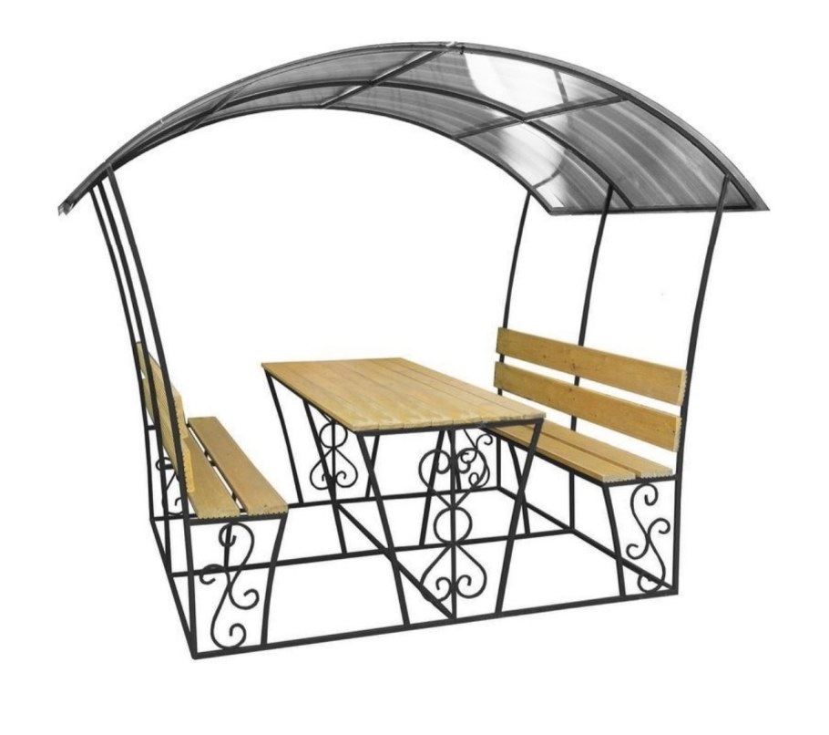Беседка Дачная 2х2 металл