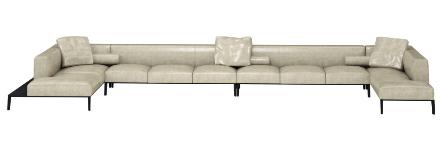 Диван прямой Верди Dark Blue