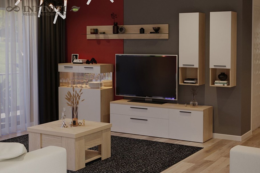 Двухъярусная кровать СЛАВМЕБЕЛЬ дуэт-15. Лестница-комод.