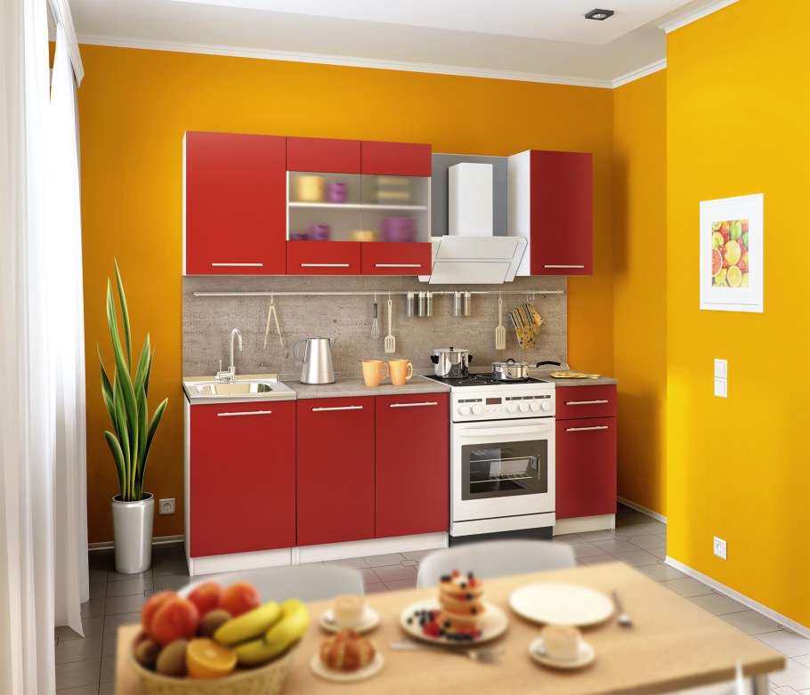 Кухня Изабелла зеленый ясень СТОЛЛАЙН