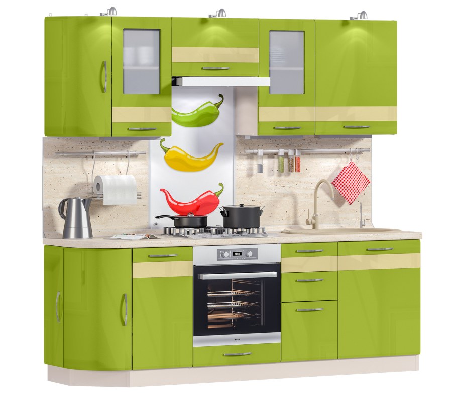 Кухня олива Столплит Регина олива