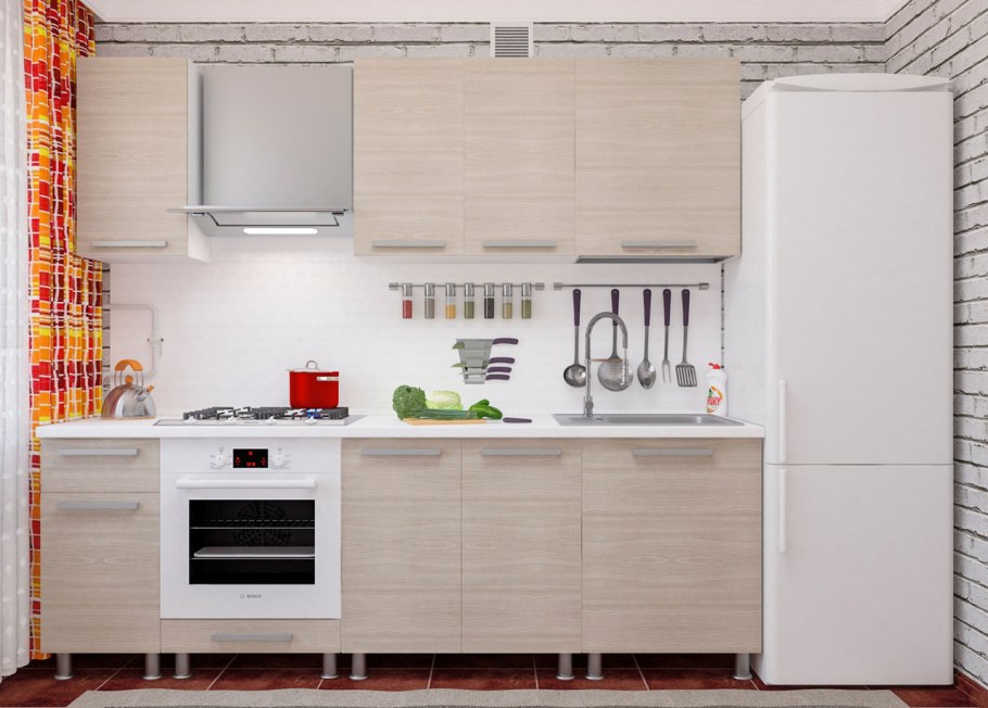 Кухня угловая Ницца-2092x1392 лайм/венге