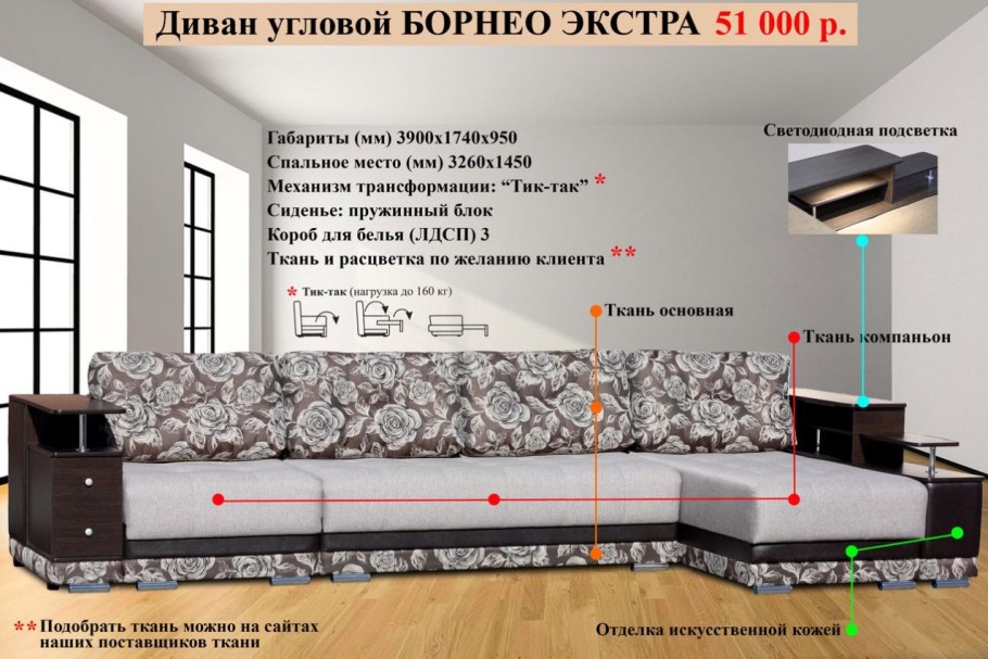 Диван Эскада ПИРРОГРУПП