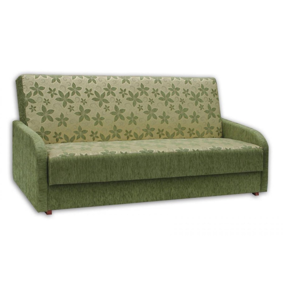 Диван Лена 140 дн (пружинный блок с деревянной накладкой)