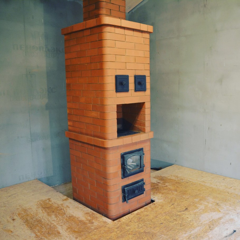 Кирпичная печь для дачи