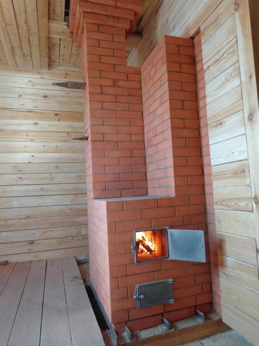 Отопительная кирпичная печь 100кв