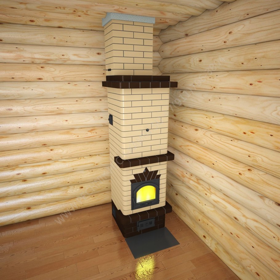 Отопительно-варочная "шведка"с водяным контуром