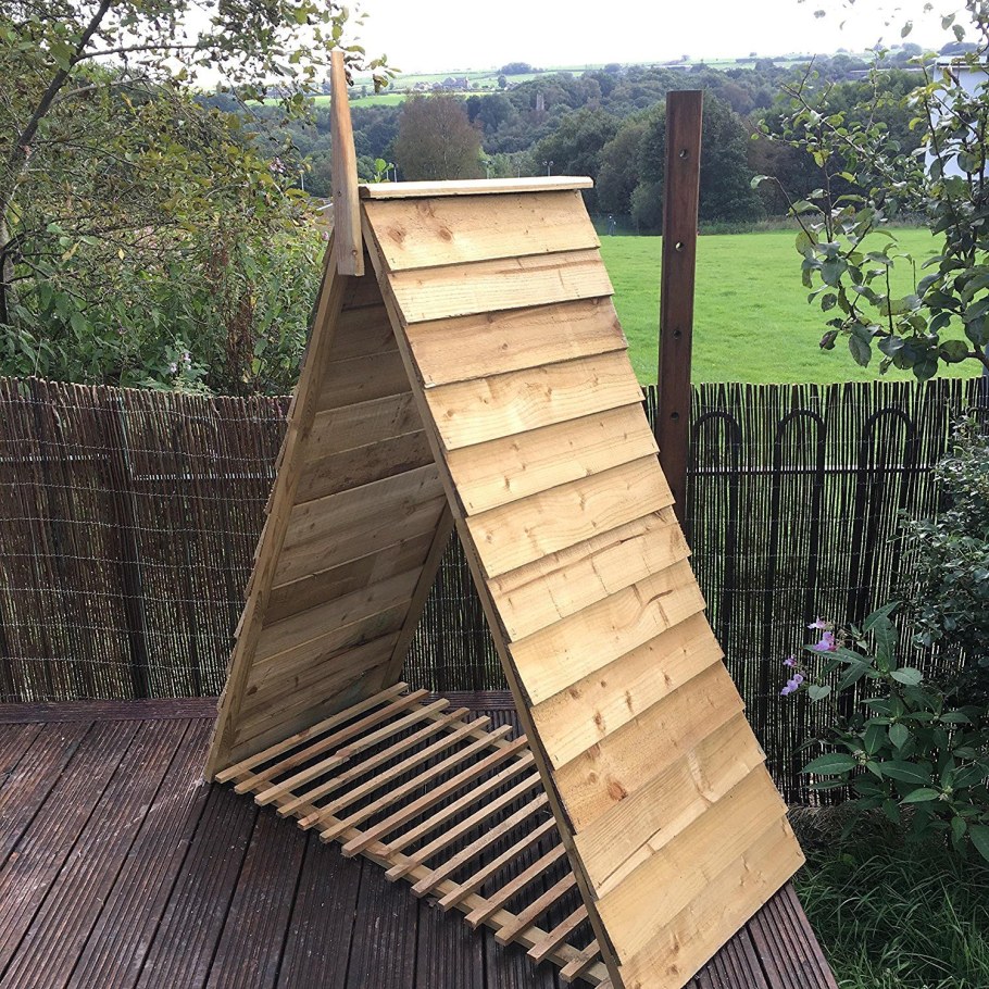 Дровник габионы