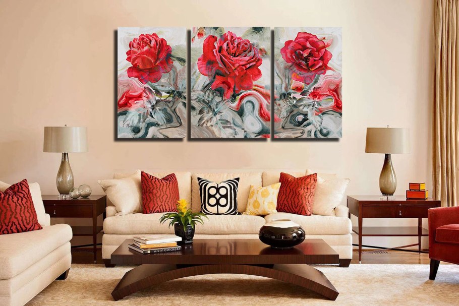 Интерьер зала в квартире 25