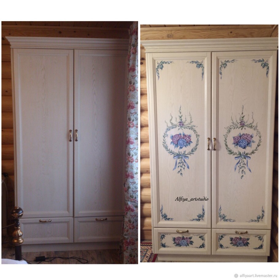 Преобразить старый шкаф