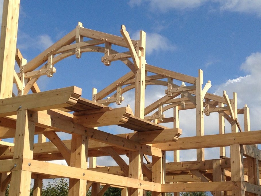 Фахверк узлы соединения бруса