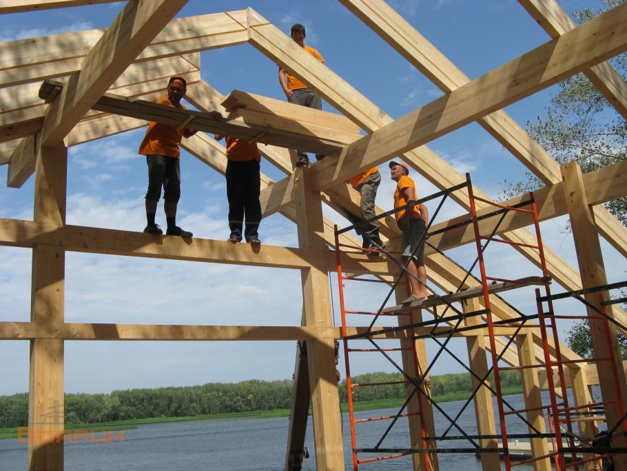 Тимберфрейм из бруса 150×150