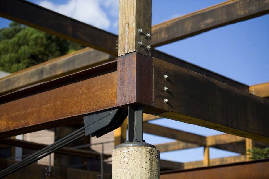 Фахверковые колонны на чертеже