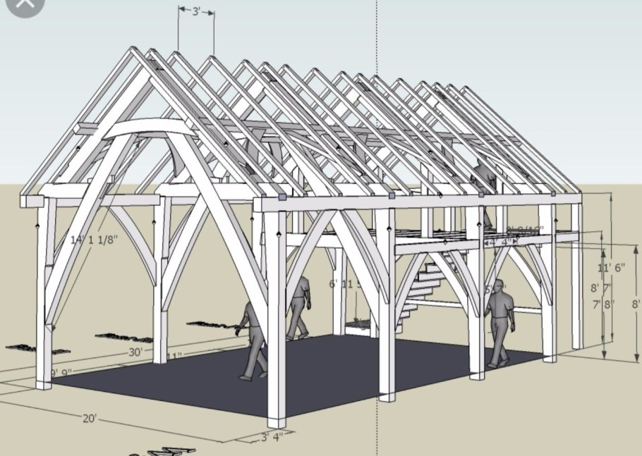 Эркер Тимбер фрейм