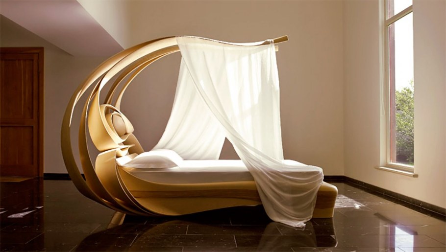 Кровать Инь Янь круглая
