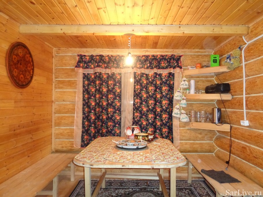 Баня с теплым предбанником