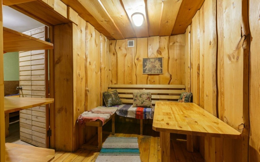 Отделка предбанника