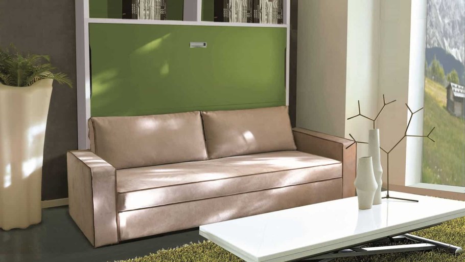 Горизонтальная кровать трансформер с диваном