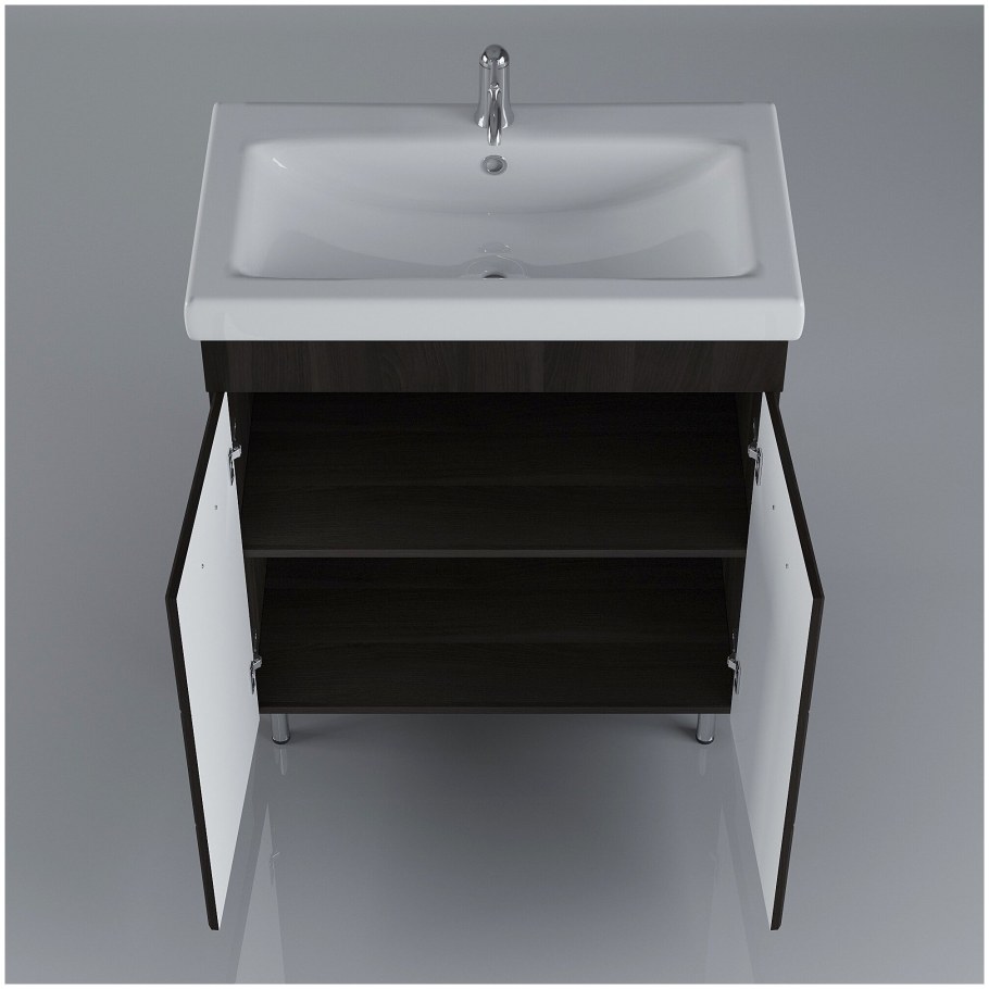 Cu.80/Lim тумба Cubo подвесная 80 синяя