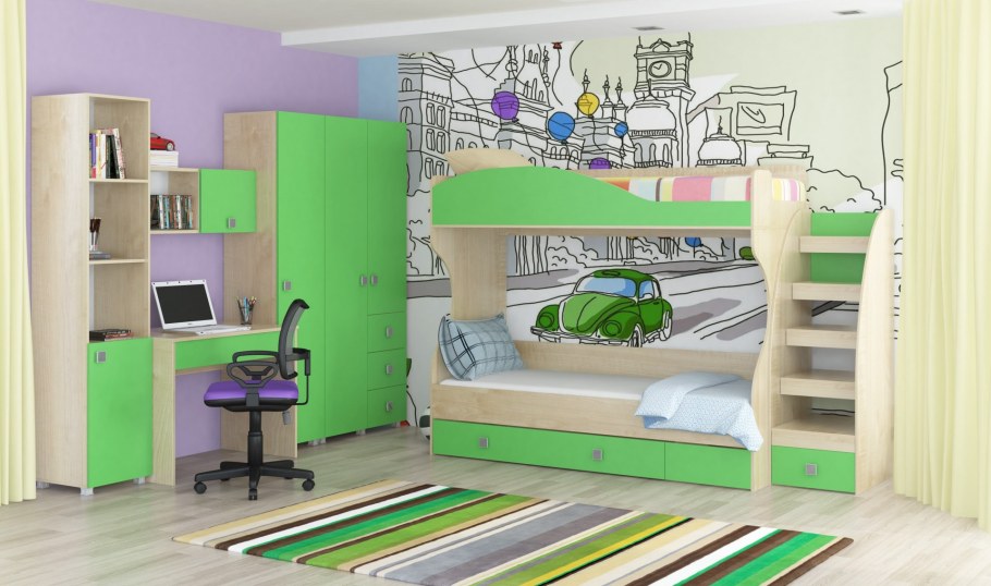 Детские спальни мебель