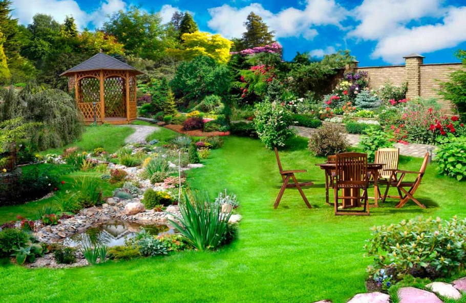 Ландшафт дачного участка