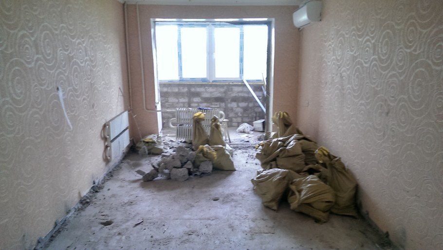 Демонтаж перегородок