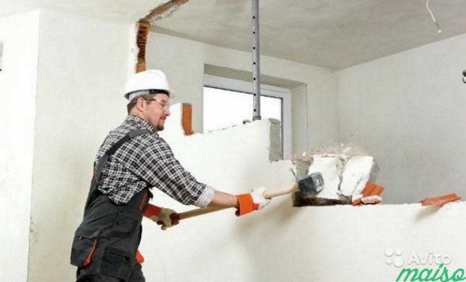 Демонтаж стен