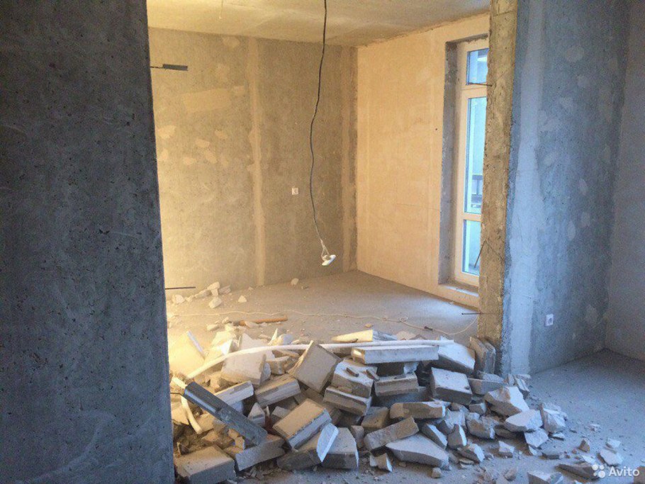 Расширение проемов в стенах