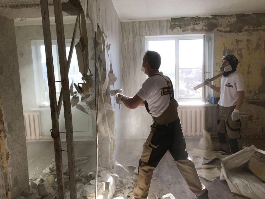 Демонтаж перегородок