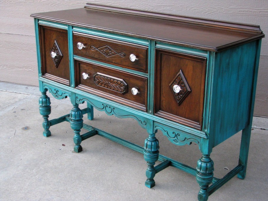 Перекраска старой мебели