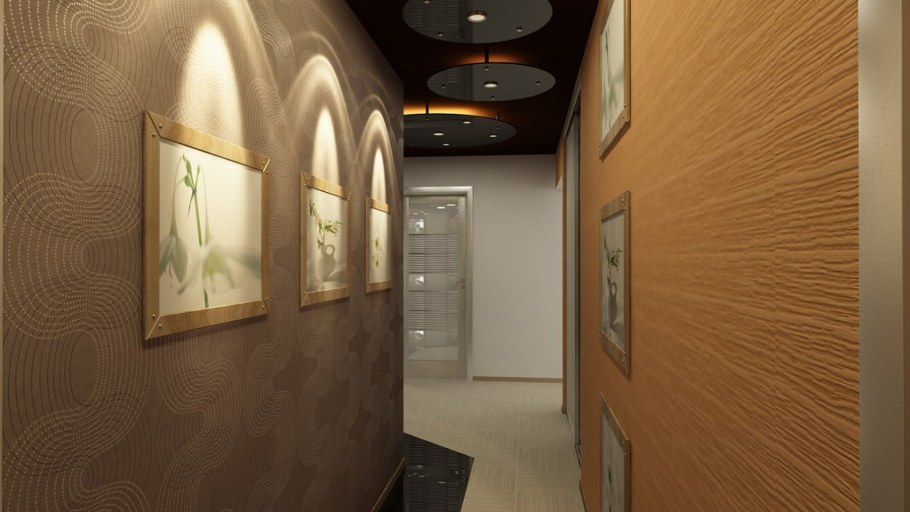 Декоративная штукатурка в прихожей