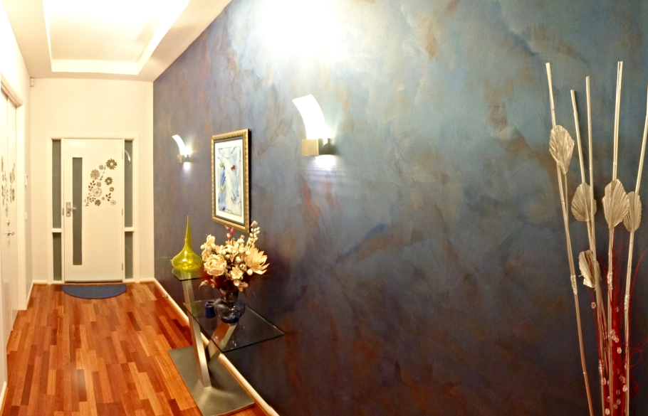 Венецианская штукатурка коридор мрамор