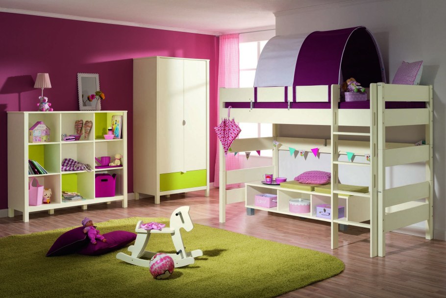 Кровать чердак для девочки