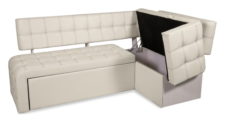 Кухонный диван Говард Милк со спальным местом