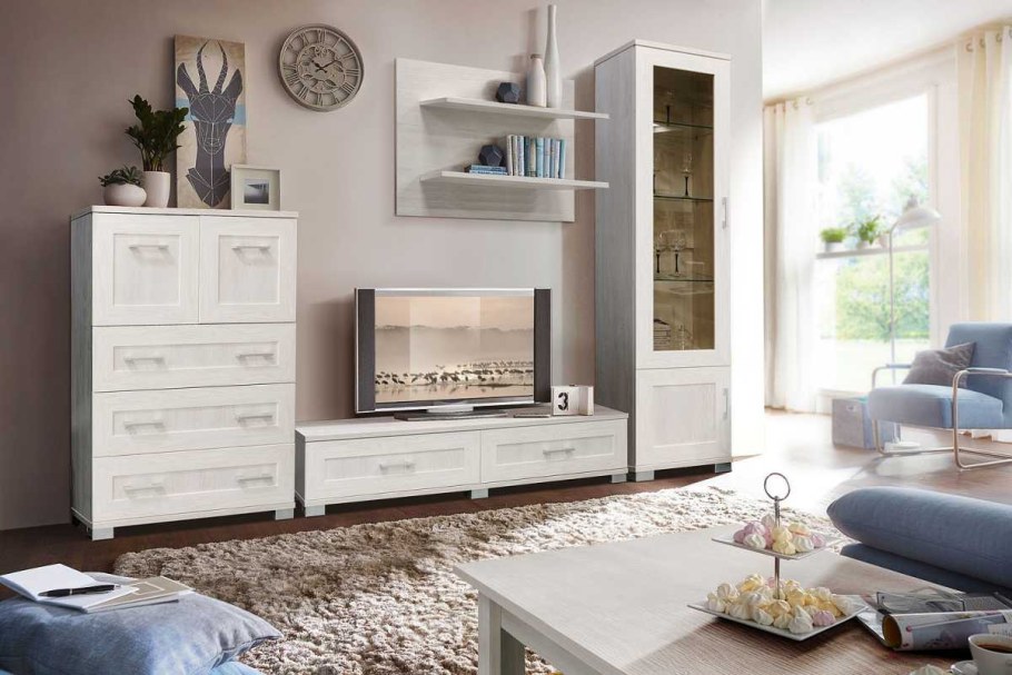 Гостиная Турин Пинскдрев белая