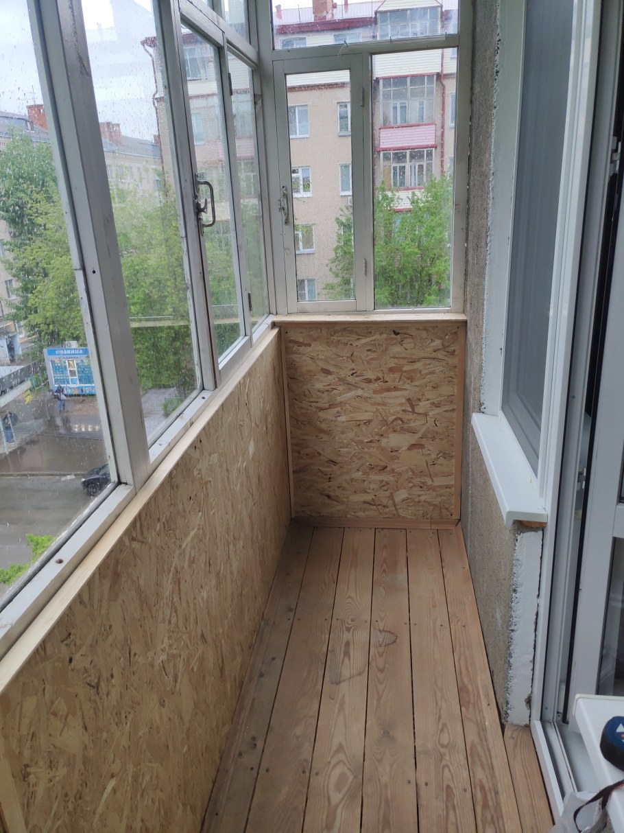 Обрешетка балкона