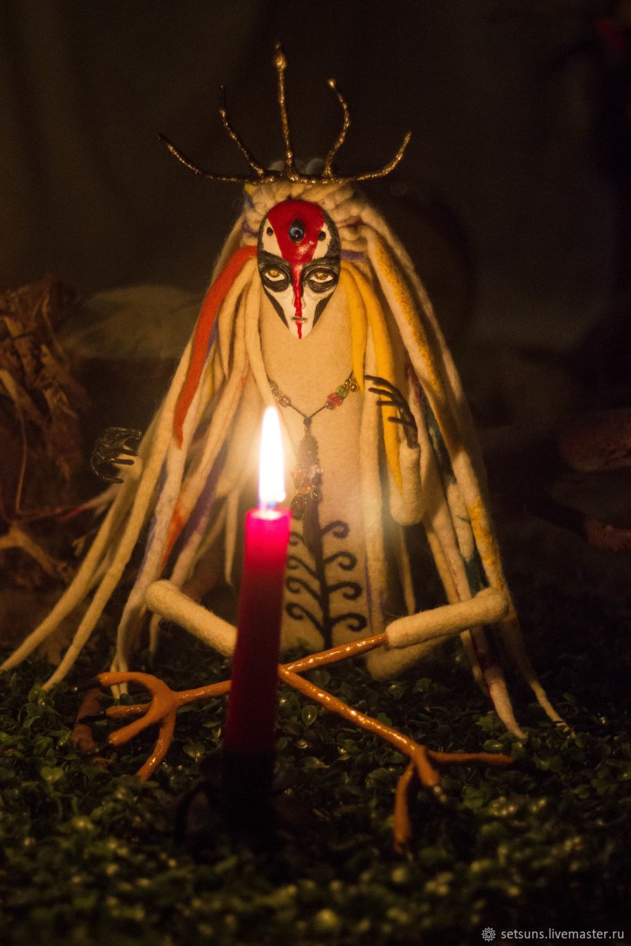 Тряпичная интерьерная кукла