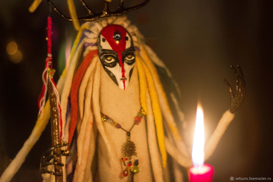 Шаманские куклы деревянные