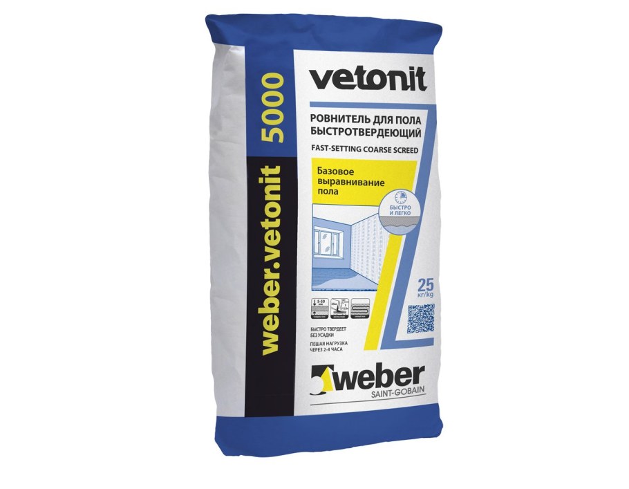 Наливной пол фаст Ветонит 20кг