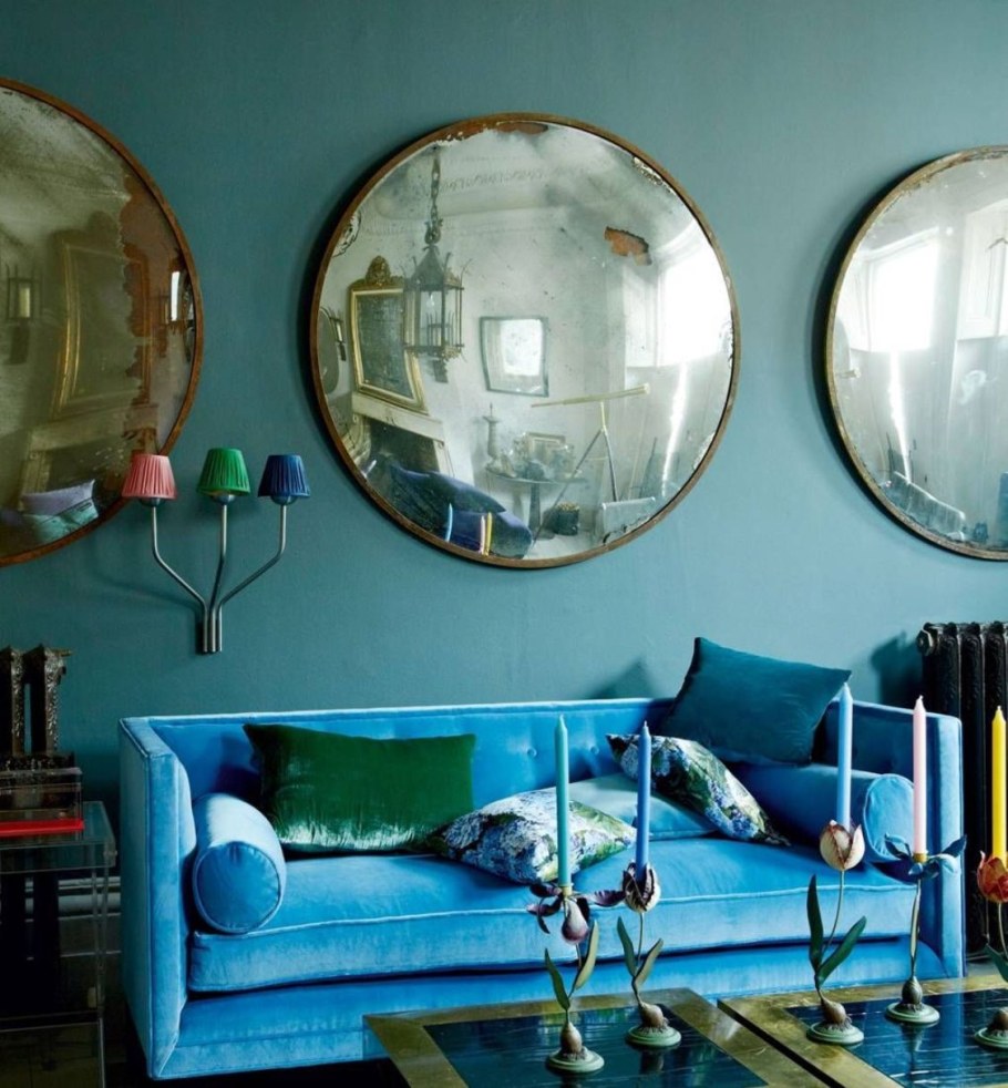 Круглые зеркала на стену