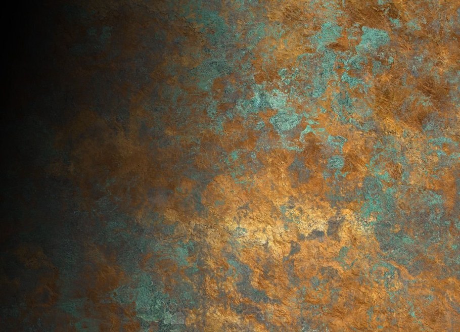 Краска для металла медная патина