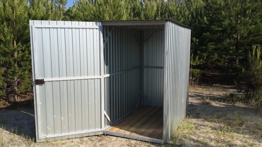 Сарай маленький из профнастила